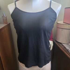 Sleek Black Camisole Top